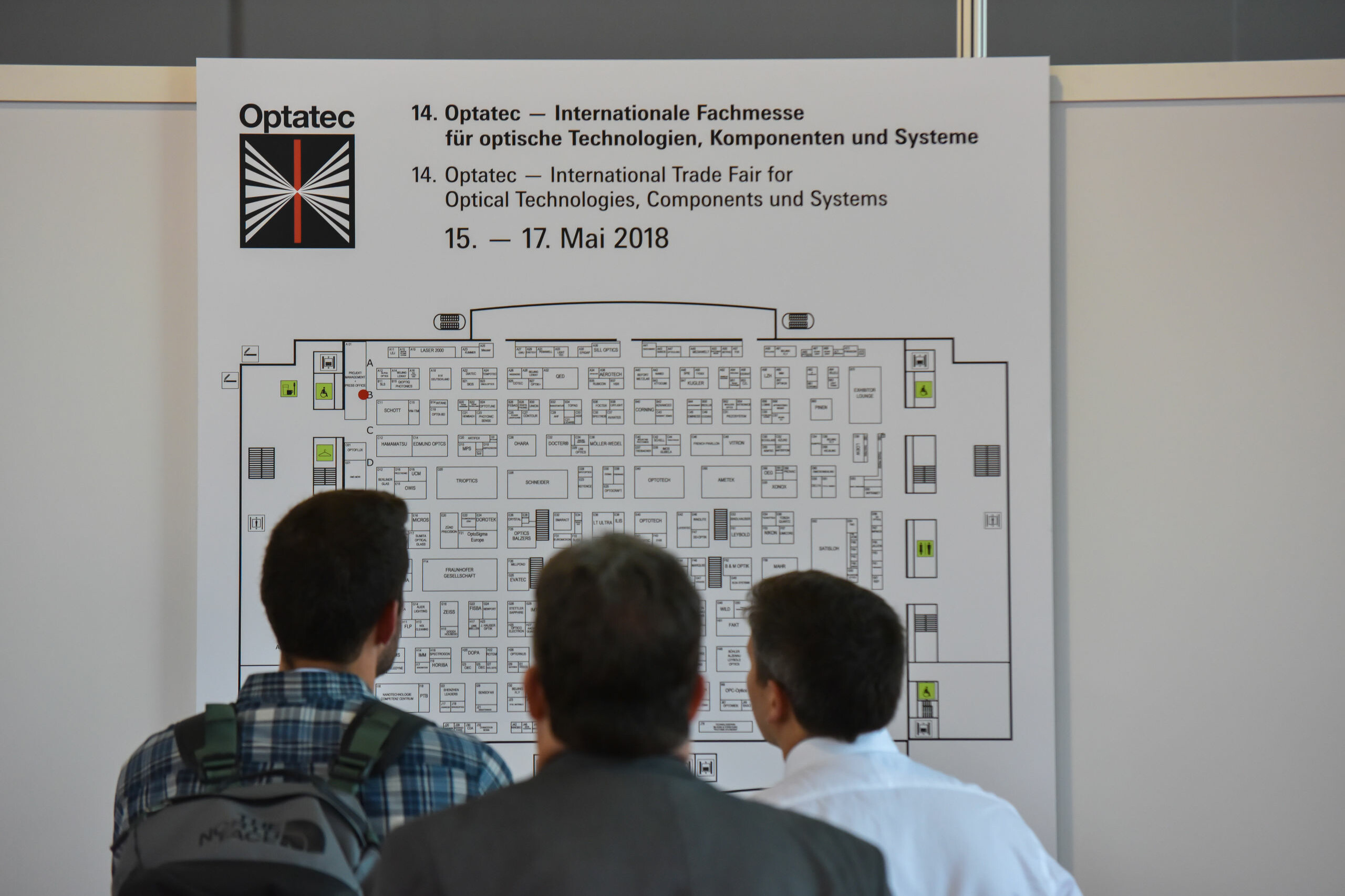 Optatec Internationale Fachmesse für optische Technologien, Komponenten und Systeme csm optatec impressionen 2018 03 51c0aa9454 uai Plan der Messestände