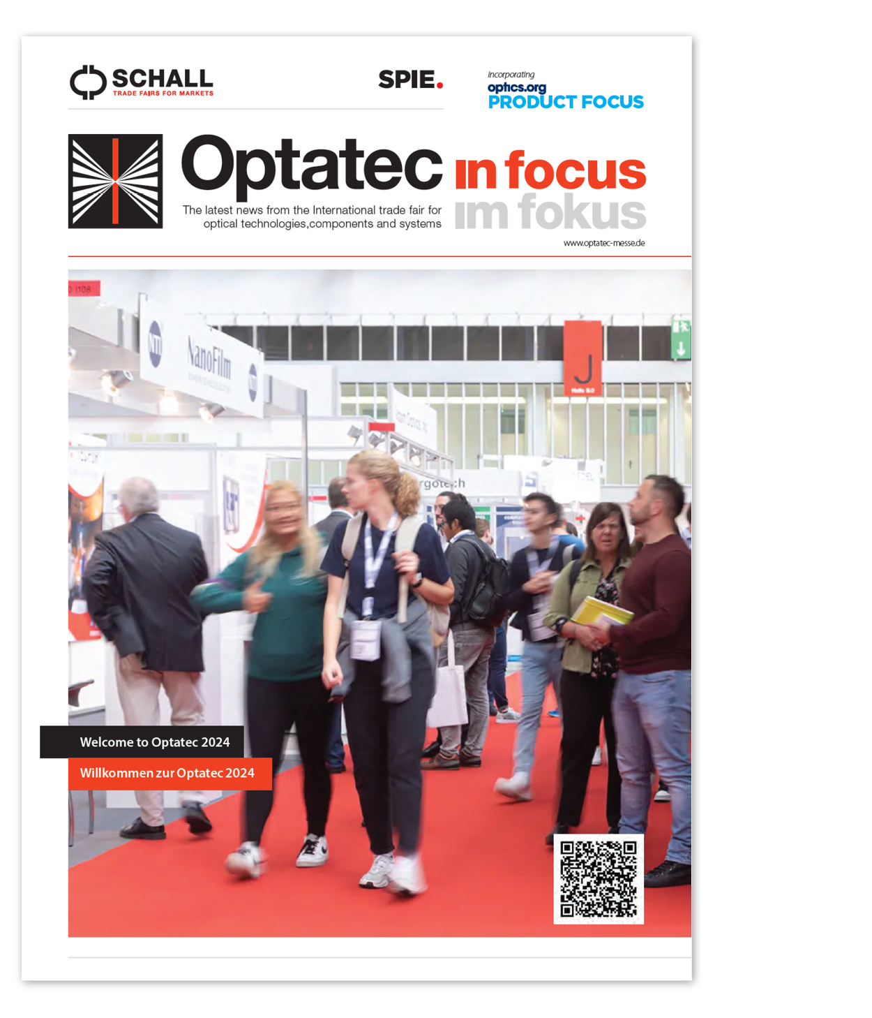 Optatec Internationale Fachmesse für optische Technologien, Komponenten und Systeme optatec in fokus titel