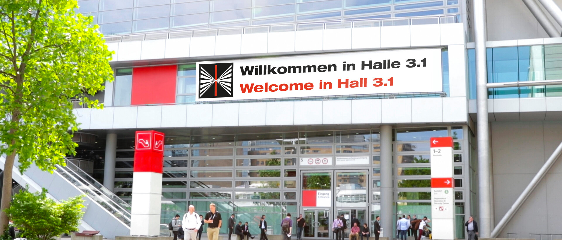 Optatec Internationale Fachmesse für optische Technologien, Komponenten und Systeme Optatec Eingang Frankfurt Welcome 2024 uai